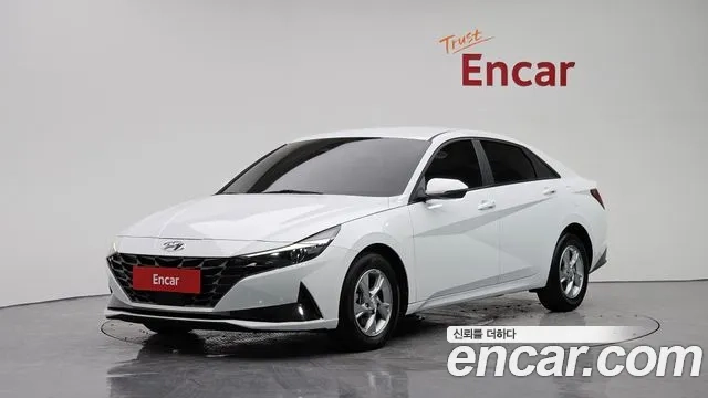 Hyundai Avante (CN7) 2021 Белый из Кореи