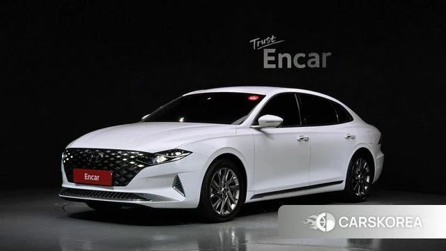 Hyundai The New Grandeur IG Hybrid 2021 Белый из Кореи