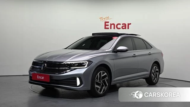 Volkswagen 7th Generation of Jetta 2023 Серебристо-серый из Кореи