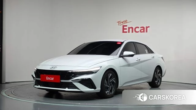 Hyundai The New Avante Hybrid (CN7) 2024 Белый из Кореи