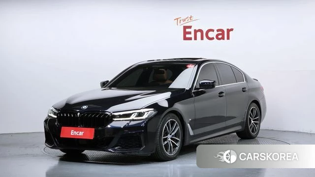 BMW 5 Series (G30) 2021 Синий из Кореи