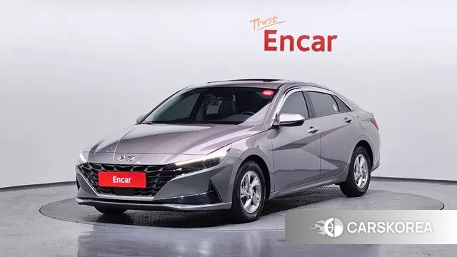 Hyundai Avante (CN7) 2021 Серебристо-серый из Кореи