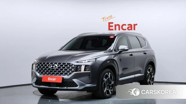 Hyundai The New Santa Fe 2021 Серый из Кореи