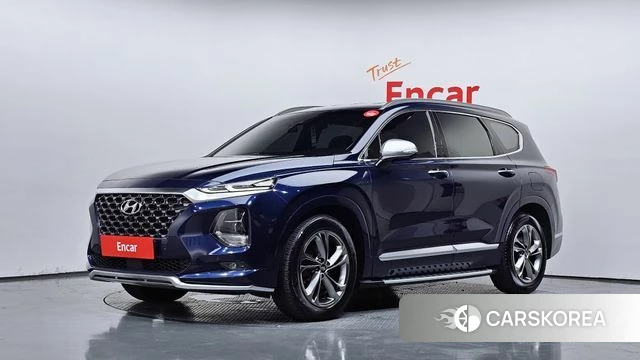 Hyundai Santa Fe TM 2019 Синий из Кореи
