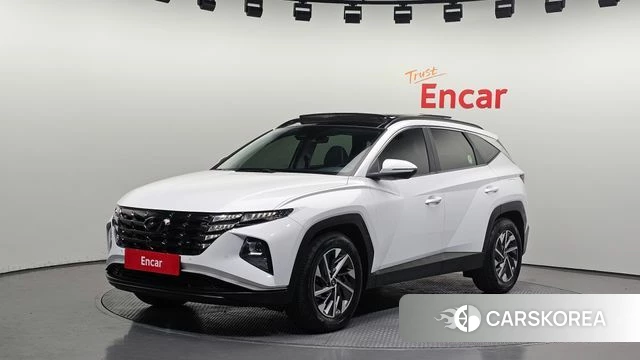 Hyundai Tucson (NX4) 2021 Белый из Кореи