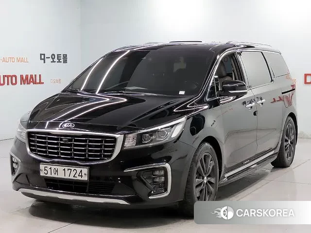 Kia The New Carnival 2018 Черный из Кореи