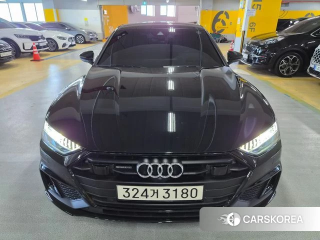 Audi A7 (4K) 2022 Черный из Кореи