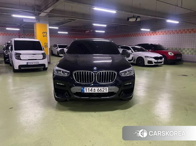 BMW X4 (G02) 2021 Черный из Кореи