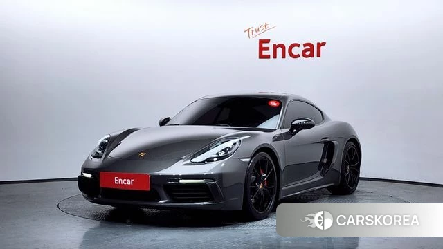 Porsche 718 Cayman 2018 Серый из Кореи