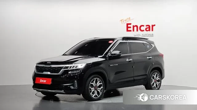 Kia Seltos 2019 Черный из Кореи