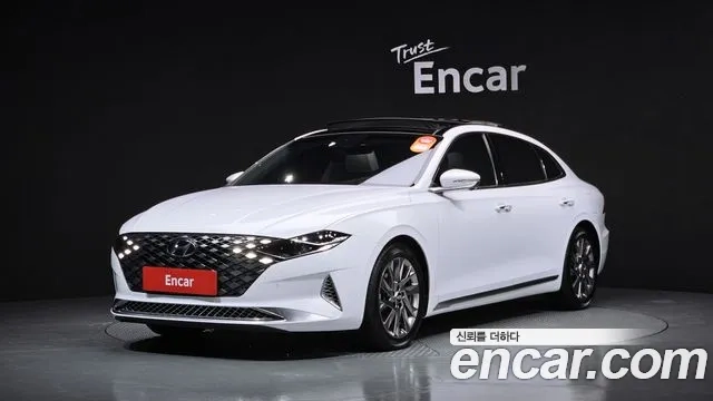 Hyundai The New Grandeur IG Hybrid 2020 Белый из Кореи