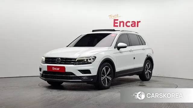 Volkswagen Tiguan second Generation 2018 Белый из Кореи