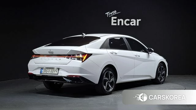 Hyundai Avante (CN7) 2020 Белый из Кореи
