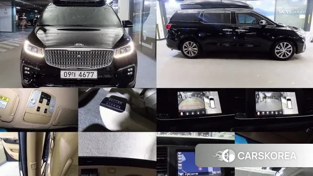 Kia The New Carnival 2018 Черный из Кореи