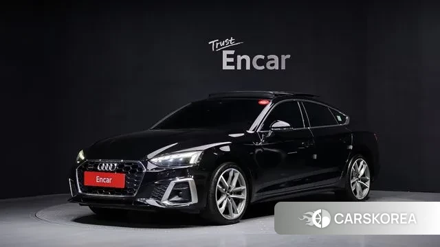 Audi A5 (F5) 2021 Черный из Кореи