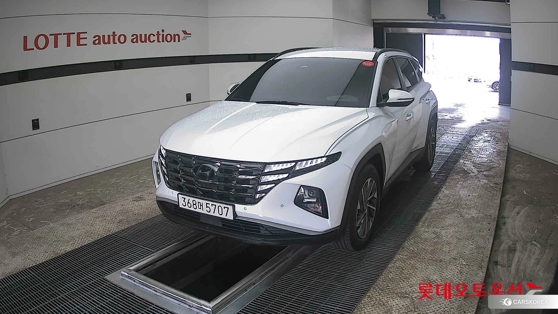 Hyundai Tucson Hybrid 2023 Creamy White Pearl из Кореи