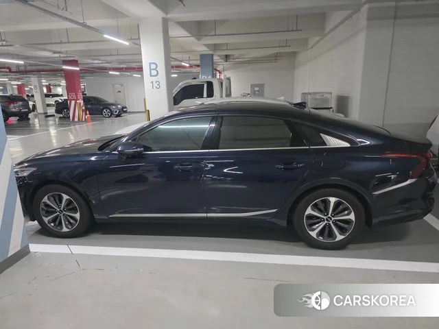 Kia K8 Hybrid 2021 Синий из Кореи