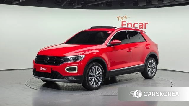 Volkswagen T-Roc 2021 Красный из Кореи