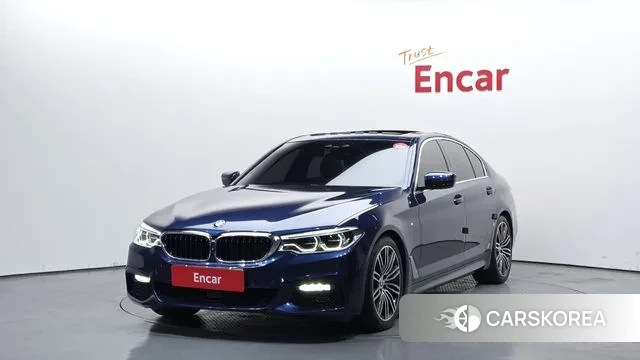BMW 5 Series (G30) 2020 Синий из Кореи