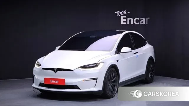 Tesla Model X 2023 Белый из Кореи