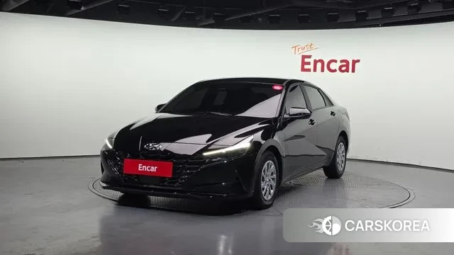 Hyundai Avante (CN7) 2021 Черный из Кореи