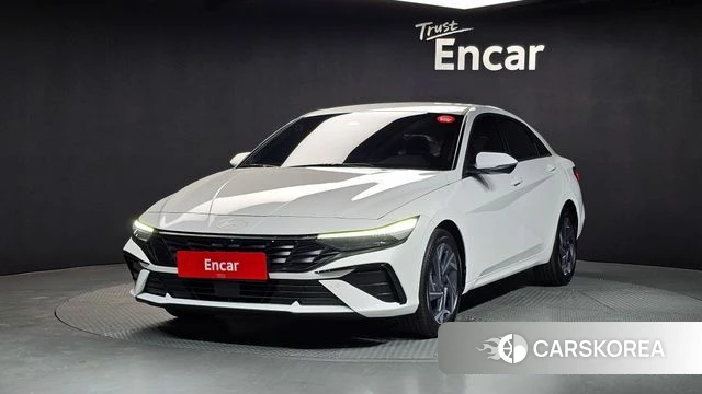 Hyundai The New Avante (CN7) 2025 Белый из Кореи