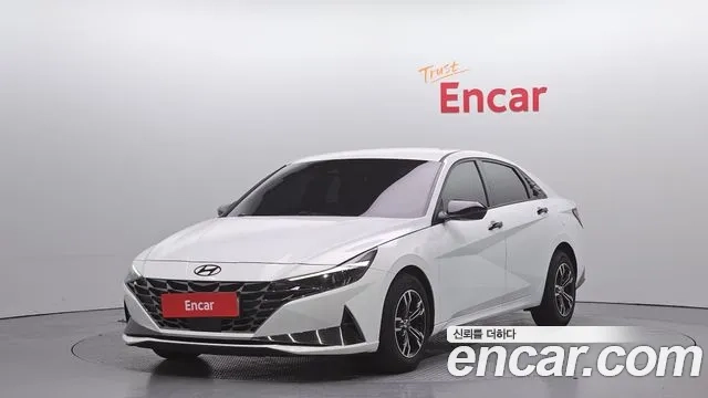 Hyundai Avante (CN7) 2020 Белый из Кореи