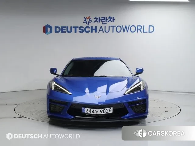 Chevrolet Corvette 2022 Синий из Кореи