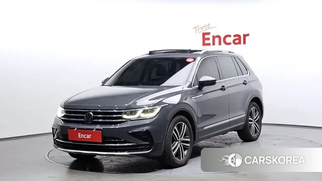 Volkswagen Tiguan second Generation 2023 Серый из Кореи