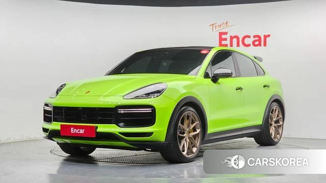 Porsche Cayenne (PO536) 2022 Светло-зеленый из Кореи