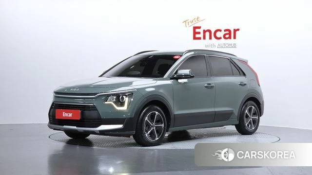 Kia Di Ol Nu Niro 2022 Темно-зеленый из Кореи