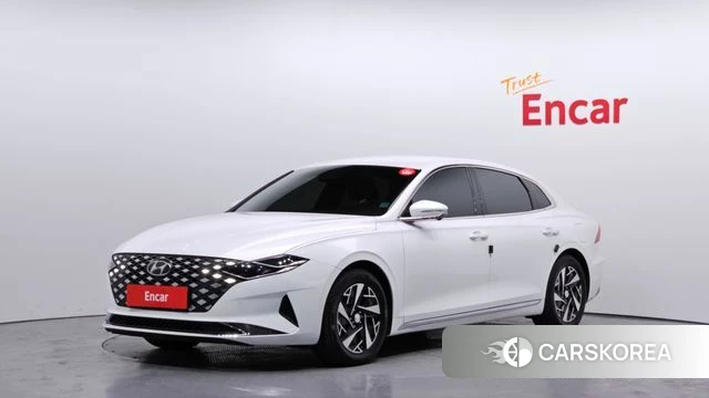 Hyundai The New Grandeur IG Hybrid 2021 Белый из Кореи