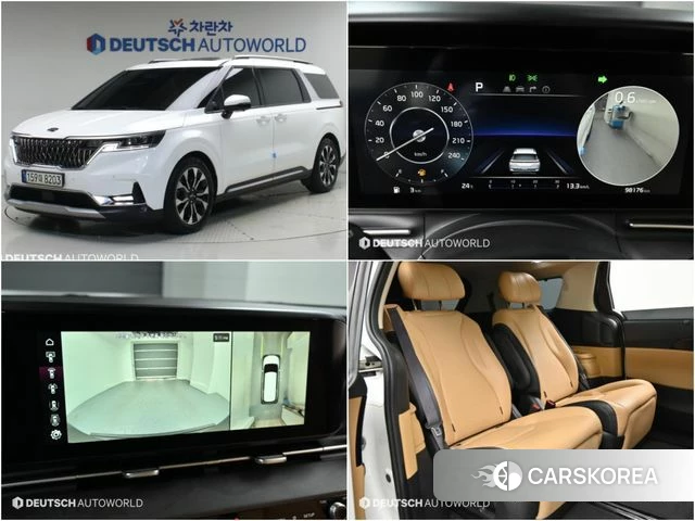 Kia Carnival 4th generation 2021 Белый из Кореи