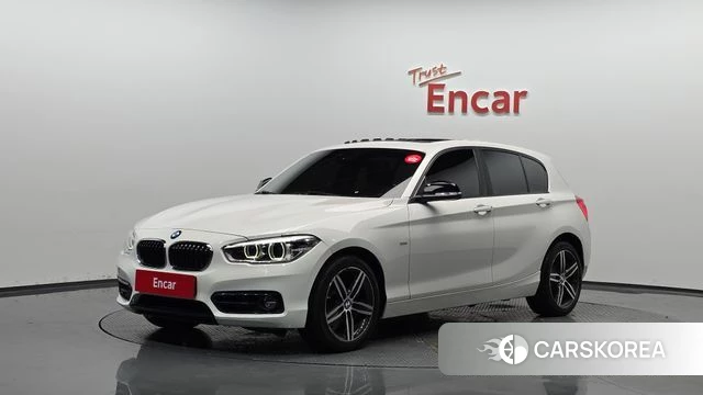 BMW 1 Series (F20) 2018 Белый из Кореи