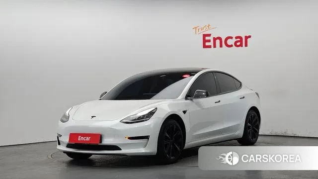 Tesla Model 3 2020 Белый из Кореи