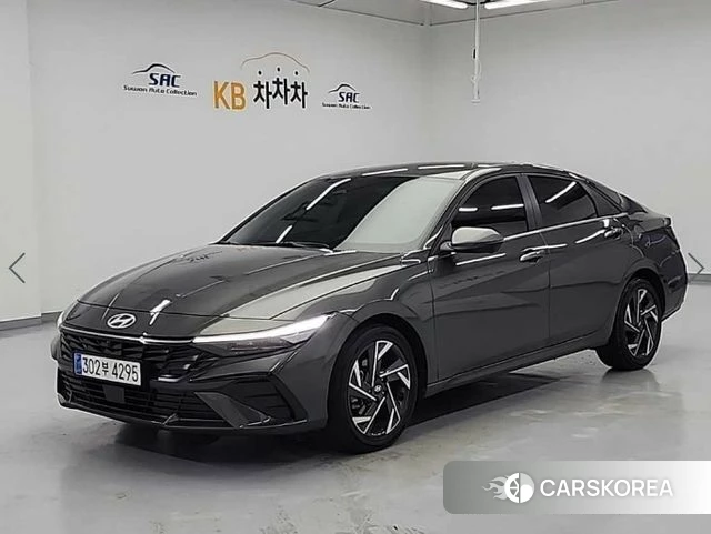 Hyundai The New Avante (CN7) 2023 Серый из Кореи