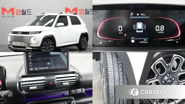 Hyundai Casper 2022 Белый из Кореи