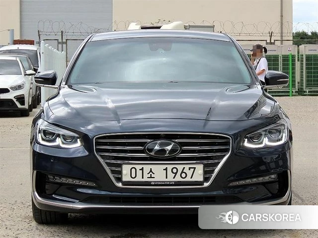 Hyundai Grandeur IG Hybrid 2018 Синий из Кореи