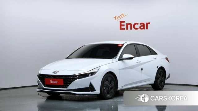 Hyundai Avante (CN7) 2022 Белый из Кореи