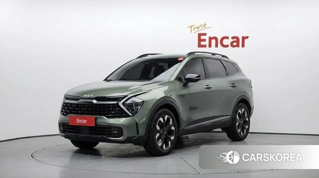 Kia Sportage 5th Generation 2022 Светло-зеленый из Кореи