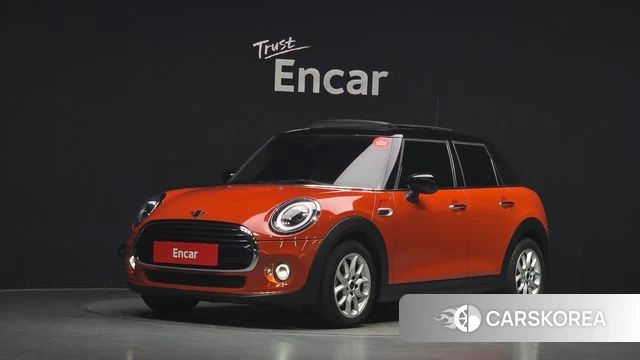 Mini Cooper 2021 Оранжевый из Кореи