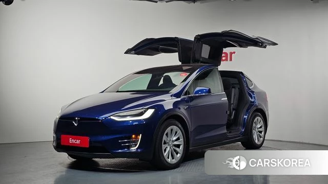 Tesla Model X 2020 Синий из Кореи