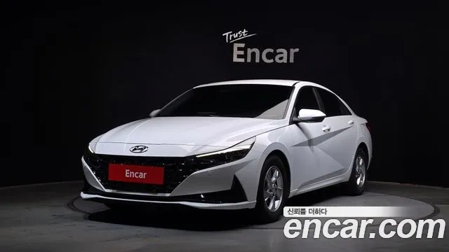 Hyundai Avante (CN7) 2020 Белый из Кореи