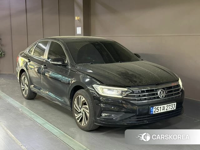 Volkswagen 7th Generation of Jetta 2021 Черный из Кореи