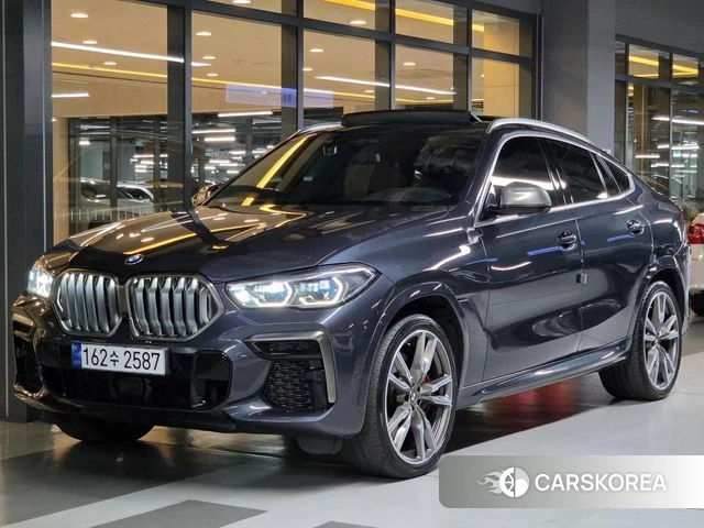 BMW X6 (G06) 2022 Серебристо-серый из Кореи