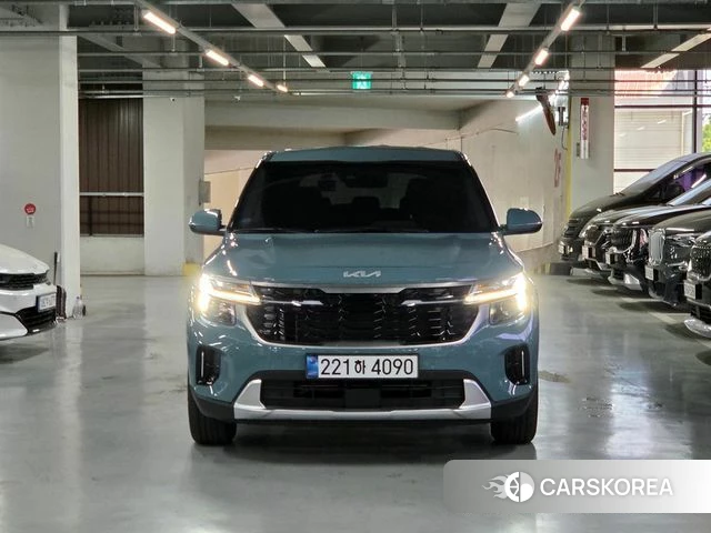 Kia The New Seltos 2024 Синий нефрит из Кореи