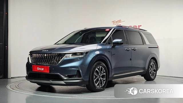 Kia Carnival 4th generation 2022 Небесно-голубой из Кореи