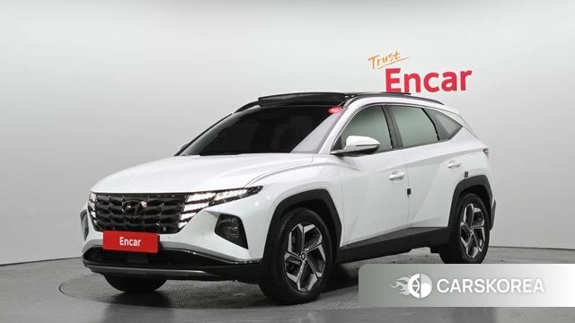 Hyundai Tucson (NX4) 2021 Белый из Кореи