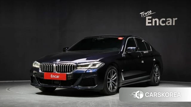 BMW 5 Series (G30) 2021 Черный из Кореи