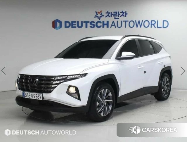 Hyundai Tucson (NX4) 2021 Белый из Кореи